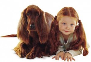 Una bambina e il suo cane!